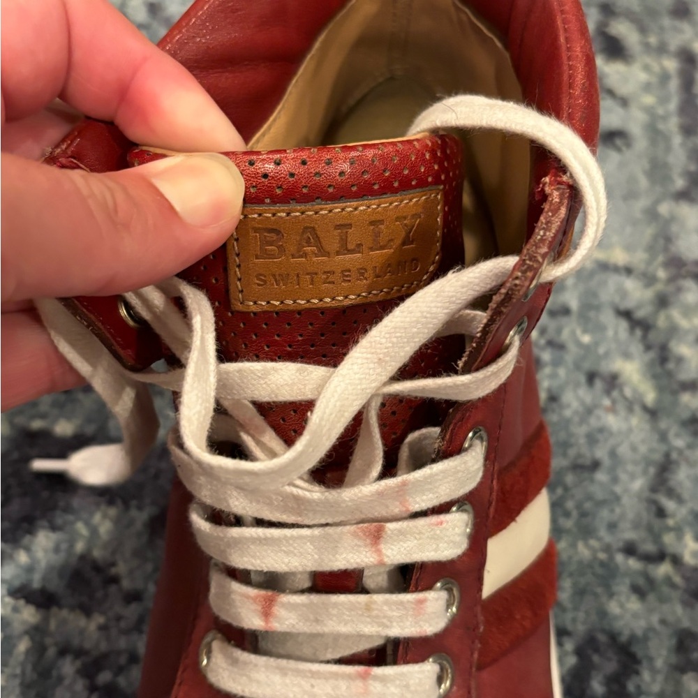 Bally Hightop Leather Sneakers - Picture 4 of 12